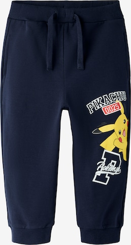 mėlyna NAME IT Siaurėjantis Kelnės 'NMMJOSEF POKEMON': priekis