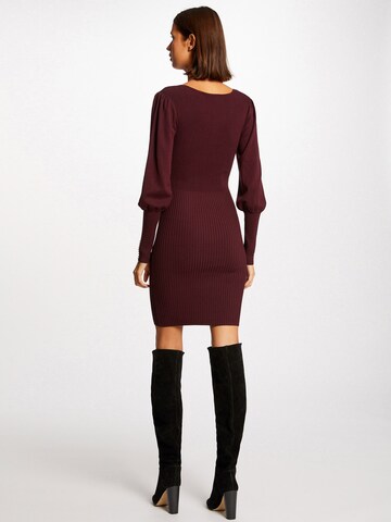 Morgan Knitted dress in Red