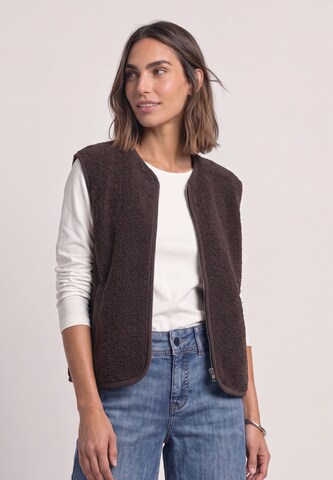 STREET ONE Vest in Brown: front