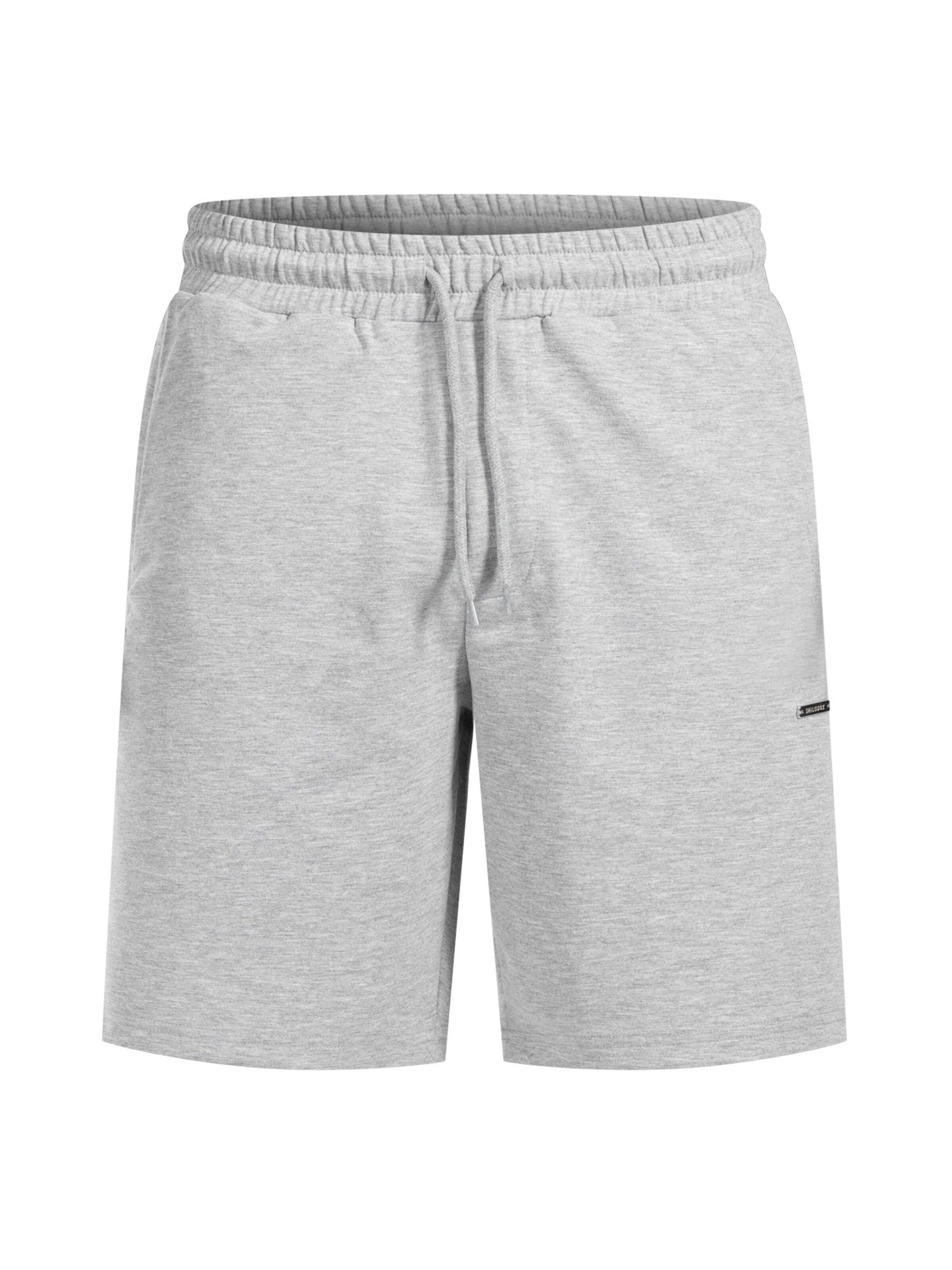 Loosefit Pantalon de sport ' Edin ' Smilodox en gris : devant