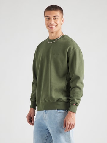 LEVI'S ®Sweater majica 'Authentic' - zelena boja: prednji dio
