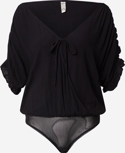 Body 'CLEO' Free People pe negru, Vizualizare produs