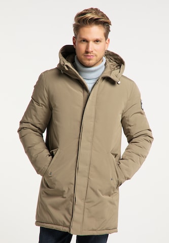 MO Winterparka in Beige: voorkant