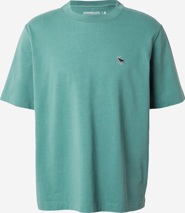 T-Shirt 'APAC' Abercrombie & Fitch en bleu : devant