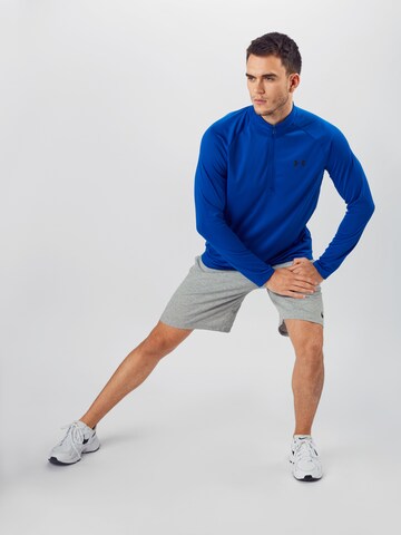 UNDER ARMOUR Functioneel shirt 'Tech 2.0' in Blauw