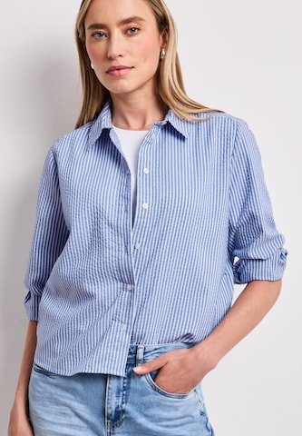 STREET ONE Bluse in Blau: Vorderseite