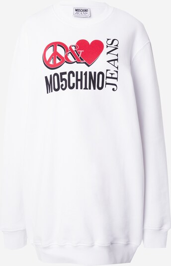 Moschino Jeans Φόρεμα σε έντονο κόκκινο / μαύρο / λευκό, Άποψη προϊόντος