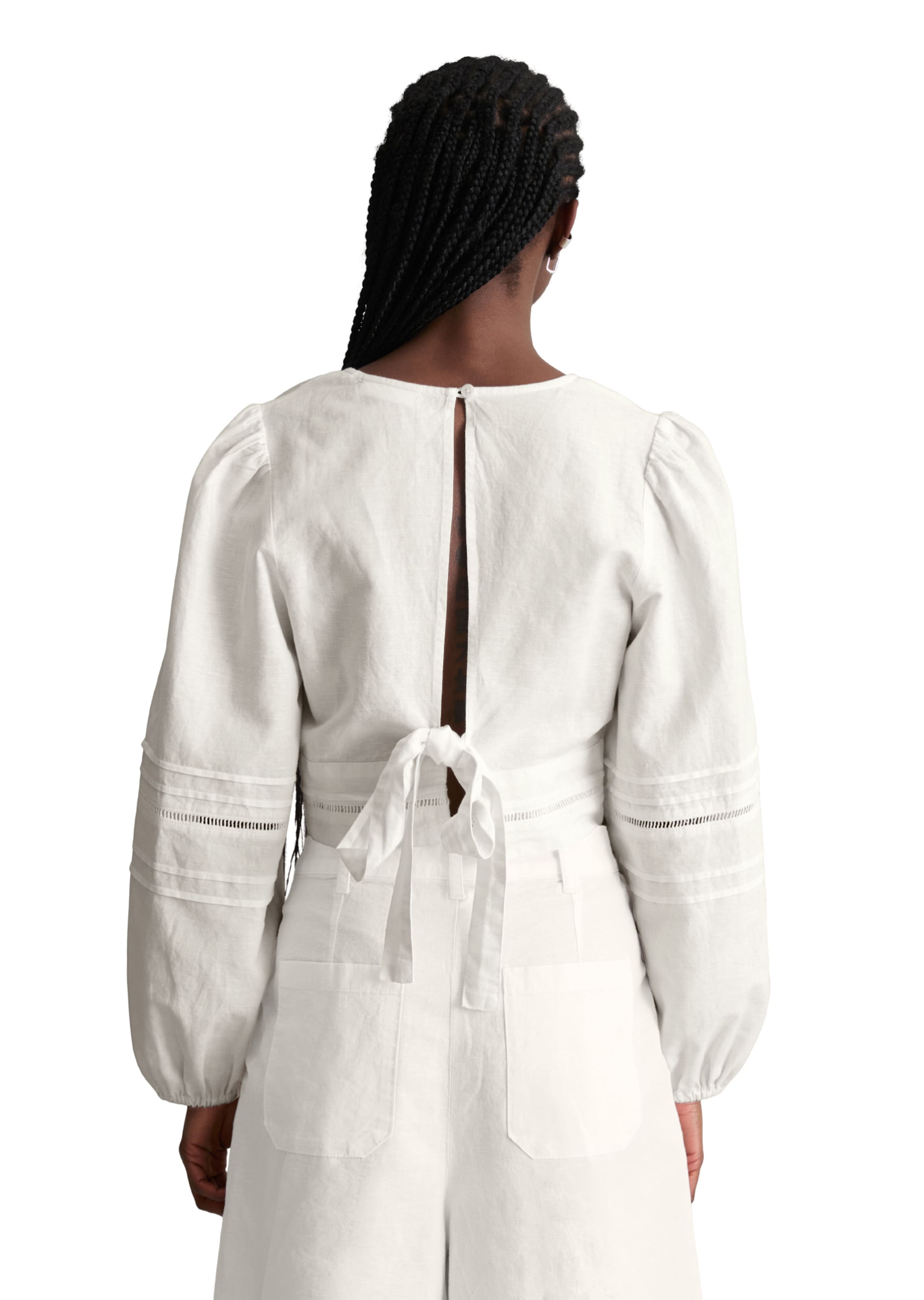 Marc O'Polo DENIM Bluse in Weiß