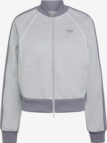 ADIDAS ORIGINALS - Sudadera con cremallera 'TRACK' en gris: frente