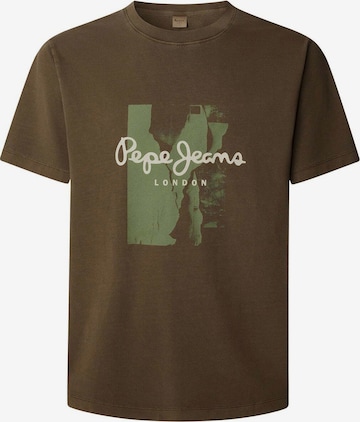 Pepe Jeans T-Shirt 'Murhy' in Braun: Vorderseite