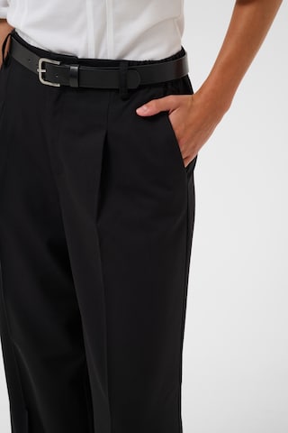 Kaffe Wide leg Trousers with creases 'KAsakura' in Black