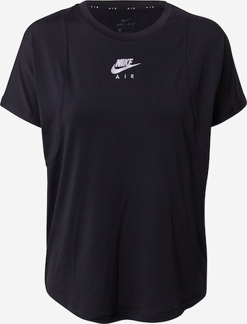 T-shirt fonctionnel 'Air' NIKE en noir : devant