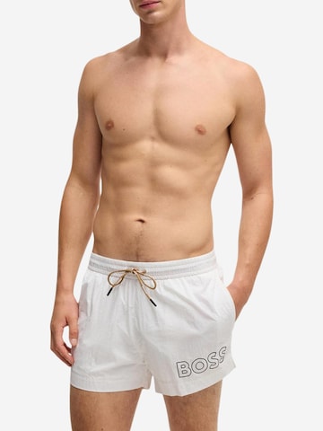 Pantaloncini da bagno '10229264 50469280' di BOSS in bianco: frontale