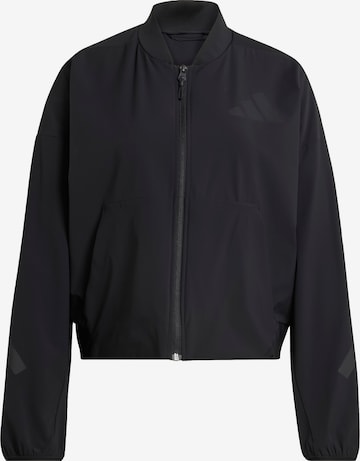 ADIDAS SPORTSWEAR Performance Jacket 'Z.N.E.' in Black: front