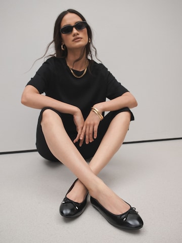 Next Ballerina met riempjes 'Forever Comfort' in Zwart