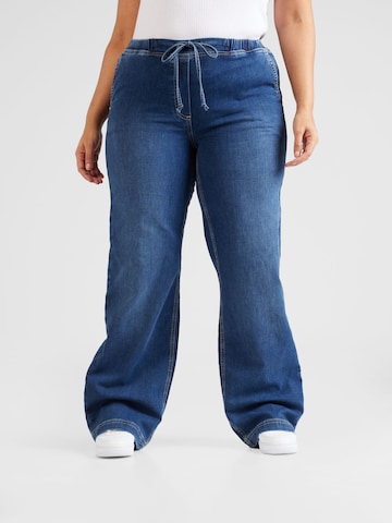 Loosefit Jeans 'OPZIONE' de la Persona by Marina Rinaldi pe albastru: față