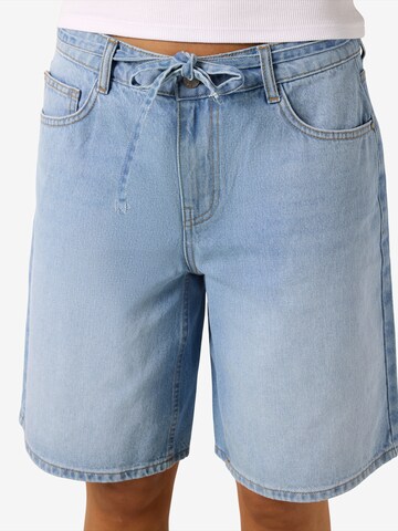 Noisy may Wide leg Jeans 'NMMAISY' i blå