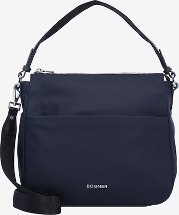 BOGNER Shoulder Bag 'Isalie' in Blue: front
