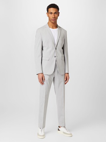 SELECTED HOMME Slim fit Suit 'LIAM' in Grey: front