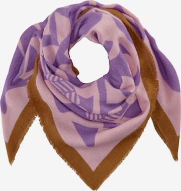 Foulard CODELLO en violet : devant