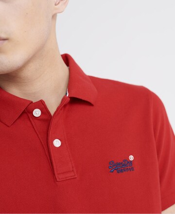 Superdry Poloshirt in Rot