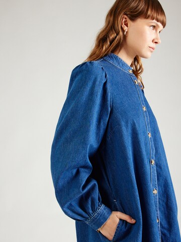 MSCH COPENHAGEN Shirt Dress 'Shayla' in Blue