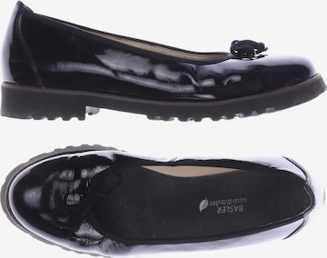 Basler Flats & Loafers in 39 in Black: front