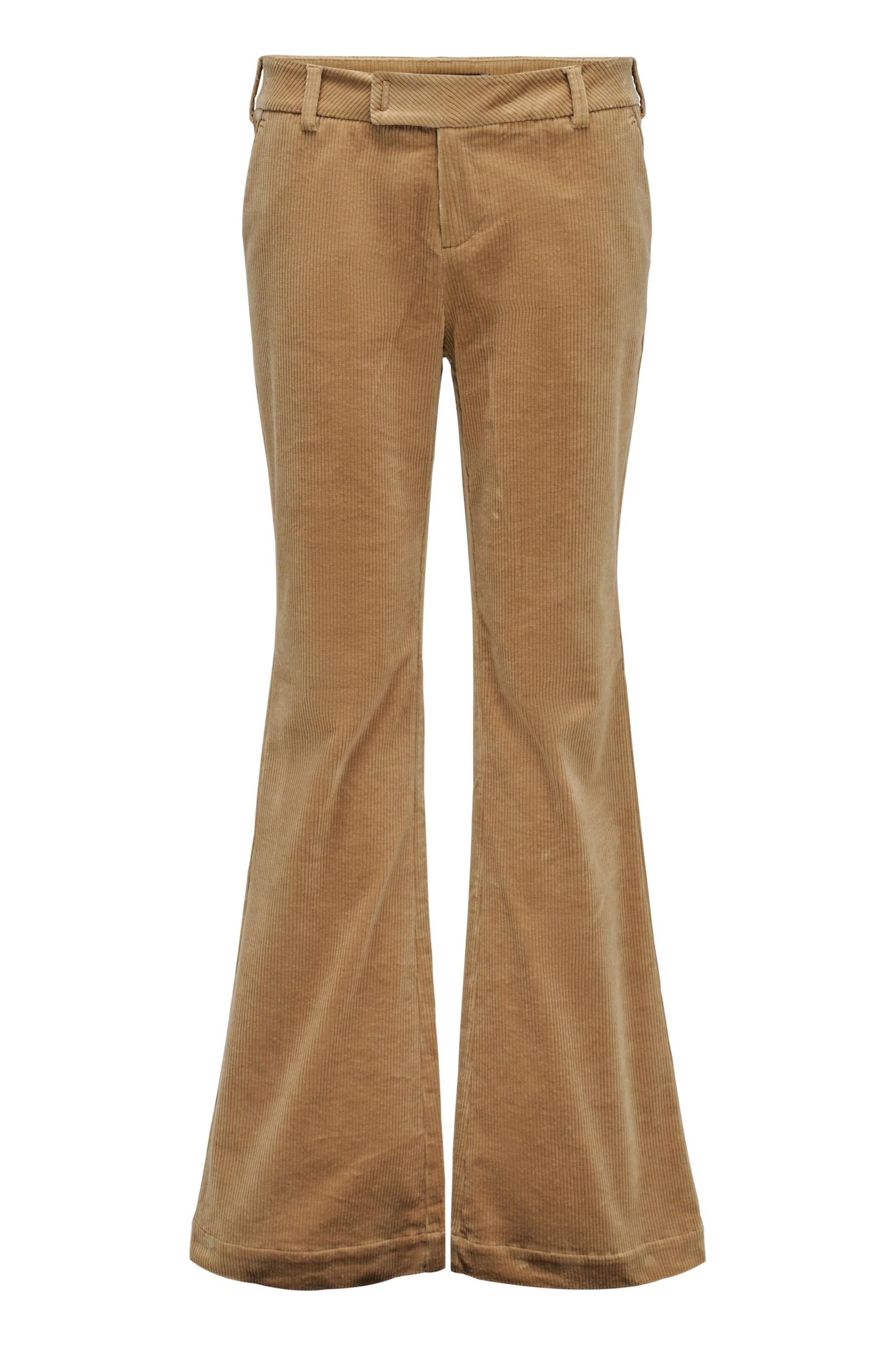 Salsa Jeans Flared Chino in Bruin: voorkant