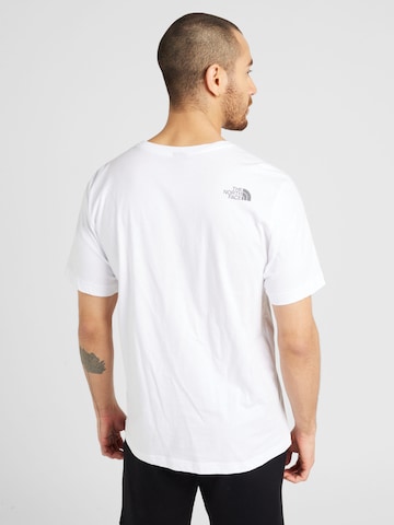 T-Shirt 'MOUNTAIN LINE' THE NORTH FACE en blanc