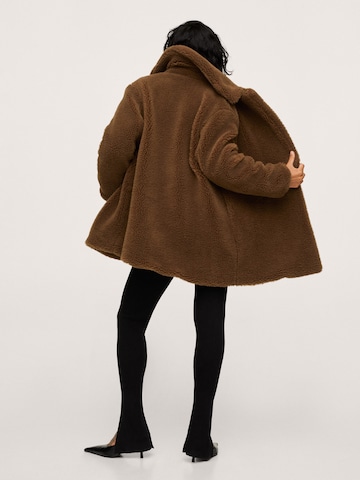 MANGO Between-Seasons Coat 'Currito' in Brown