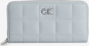 Porte-monnaies Calvin Klein en bleu : devant