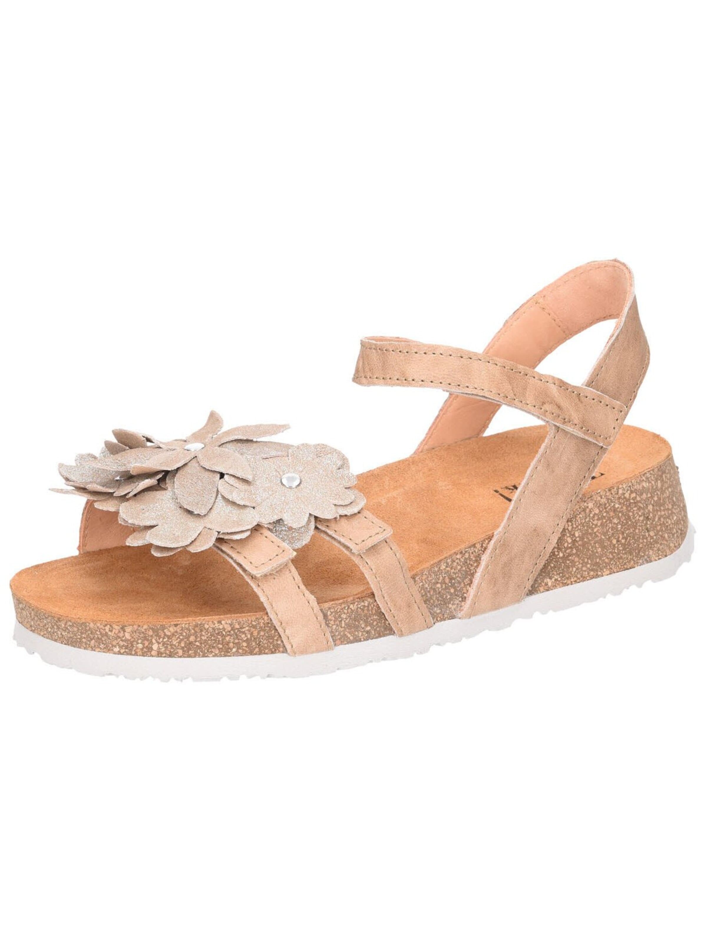 Think Sandals in Brown: front