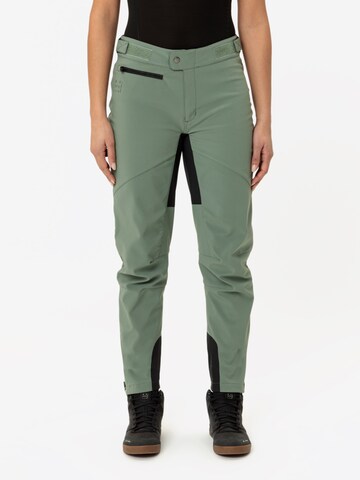 VAUDE Tapered Outdoorbroek 'Qimsa II' in Groen: voorkant