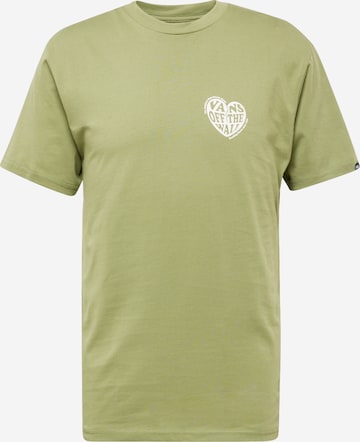 VANS T-shirt 'NO PLAYERS' i grön: framsida