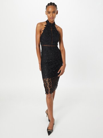 Bardot Cocktail Dress in Black: front