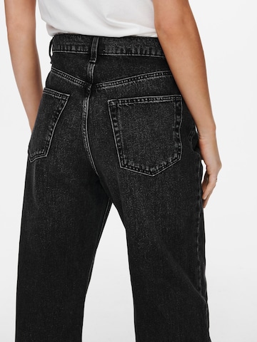 ONLY Wide leg Jeans 'Hope' in Zwart