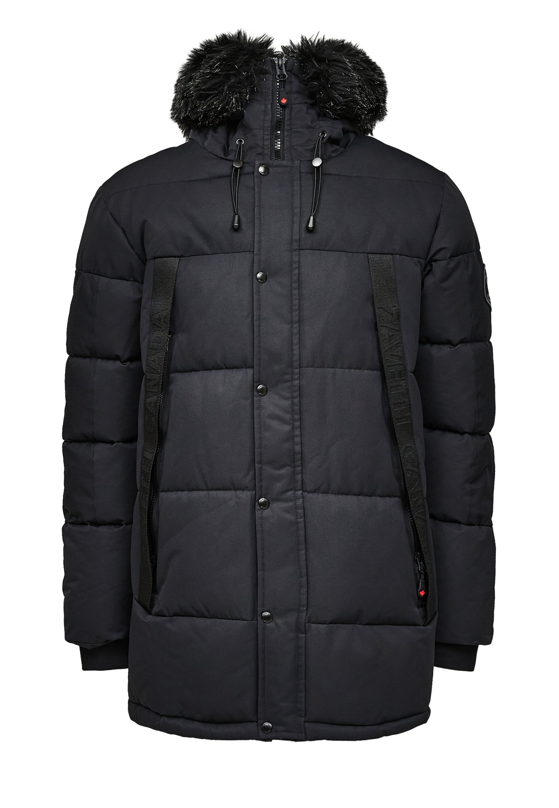 Zavetti Canada Winter parka 'Aylmer' in Black: front