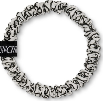 BRUNCHIES® Hair jewelry 'BRUNCHIES® "Peace" Seiden Scrunchie für Locken – sanfter Halt ohne Frizz' in Black: front