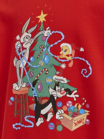Hummel Sweatshirt 'Bugs Bunny Dos' in Rood