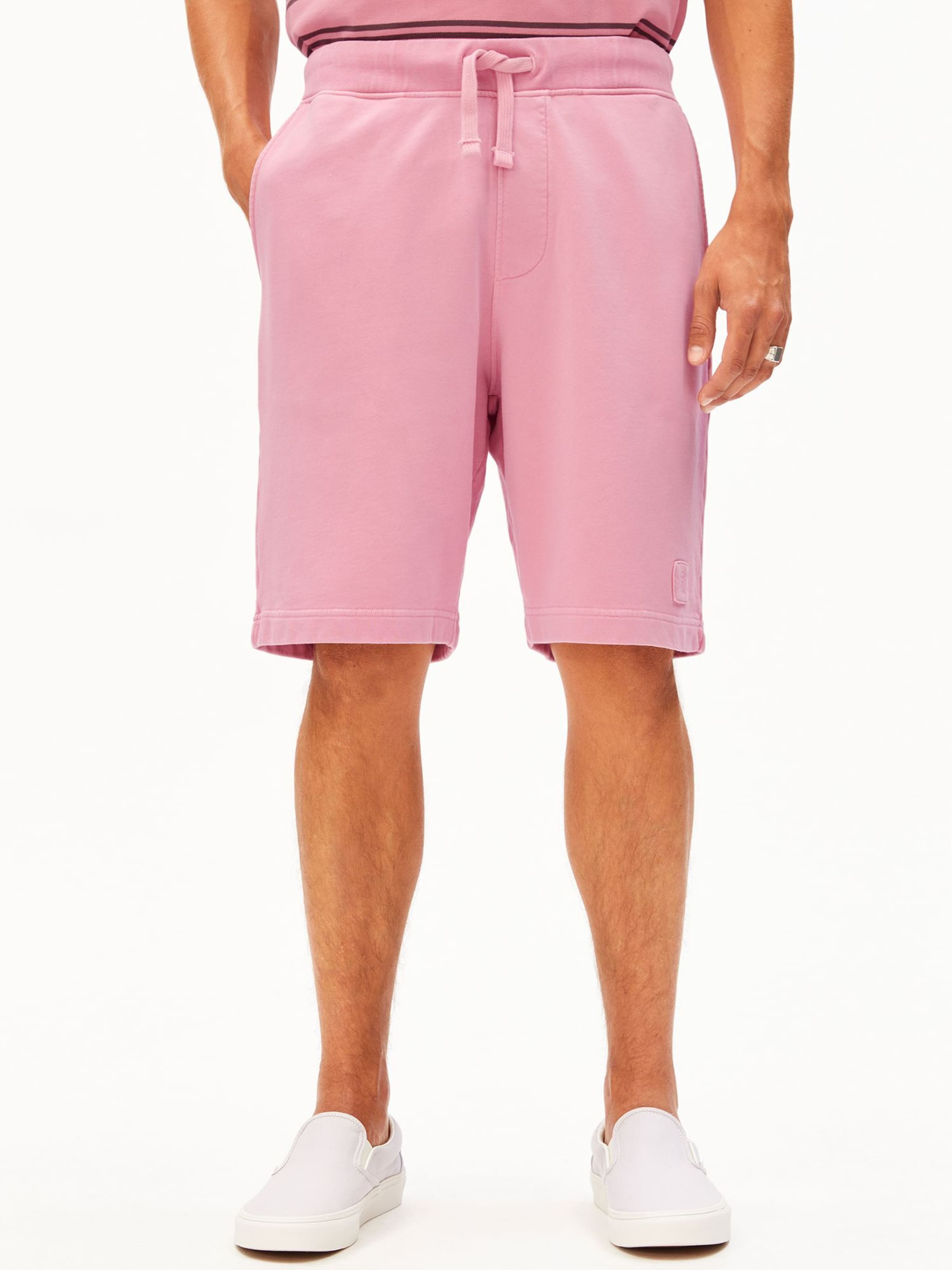 ARMEDANGELS Loosefit Broek in Roze: voorkant