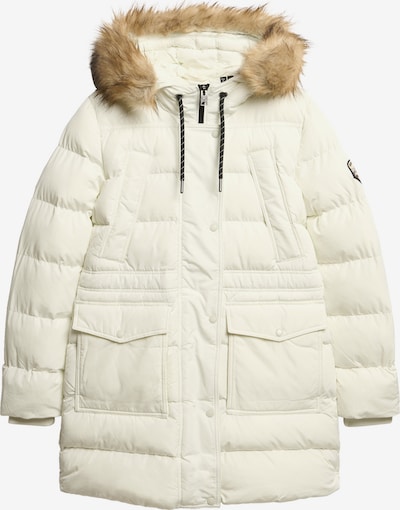 Žieminė striukė ' Everest ' iš Superdry & Co, spalva – ruda / balta, Prekių apžvalga