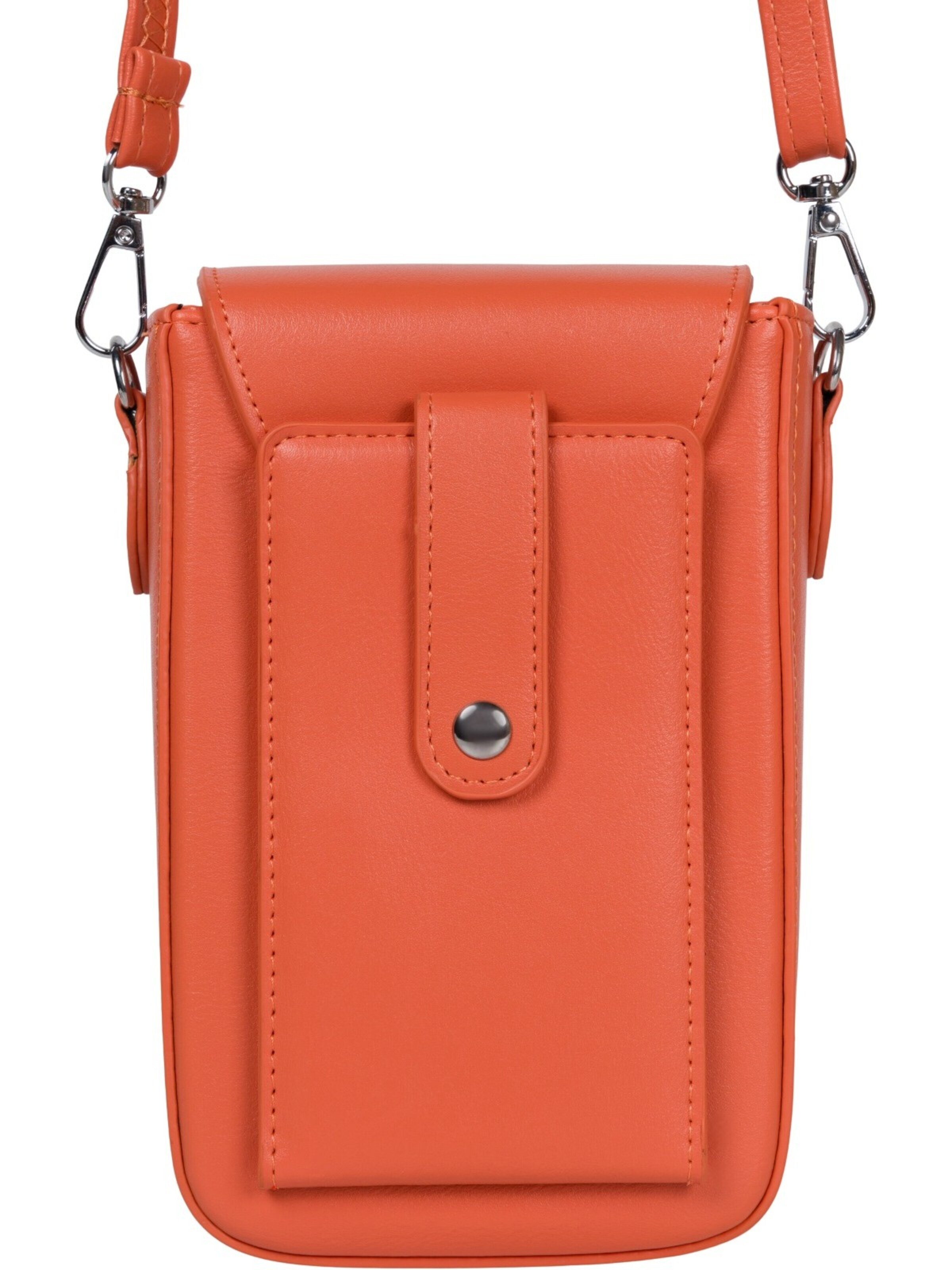 styleBREAKER Umhängetasche 'Box Bag Umhängetasche Uni'‌ in Orange