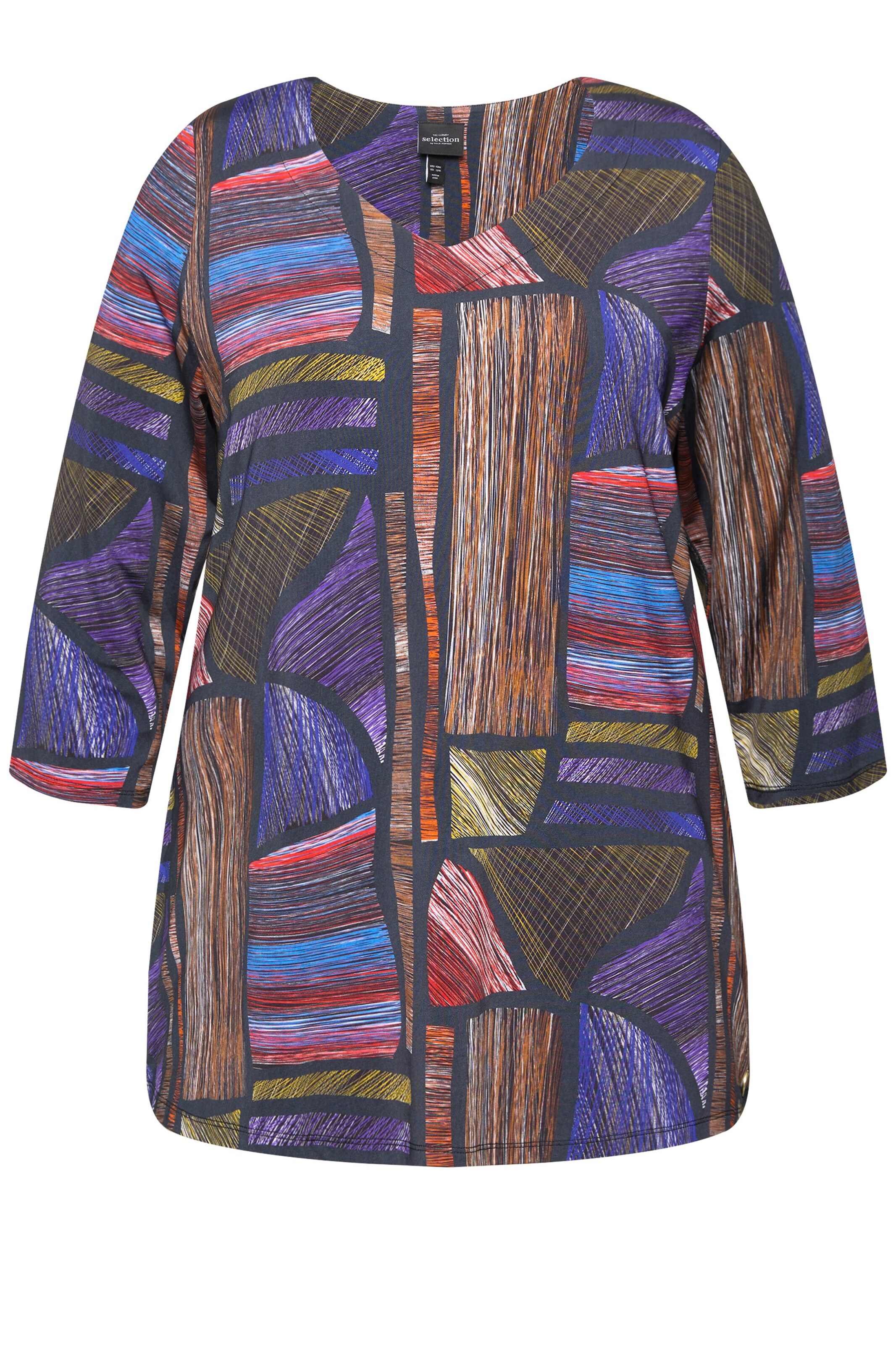 Ulla Popken Shirt in Mixed colours: front