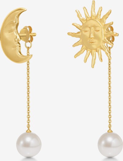 Polar Jewelry Oorbellen 'The Lovers Backdrop Earrings' in de kleur Goud, Productweergave