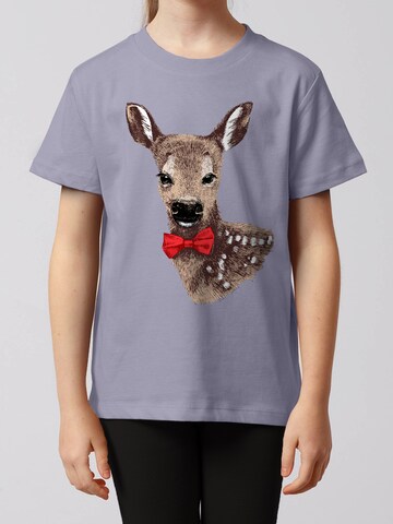 watabout.kids Shirt 'Rehkitz' in Lila