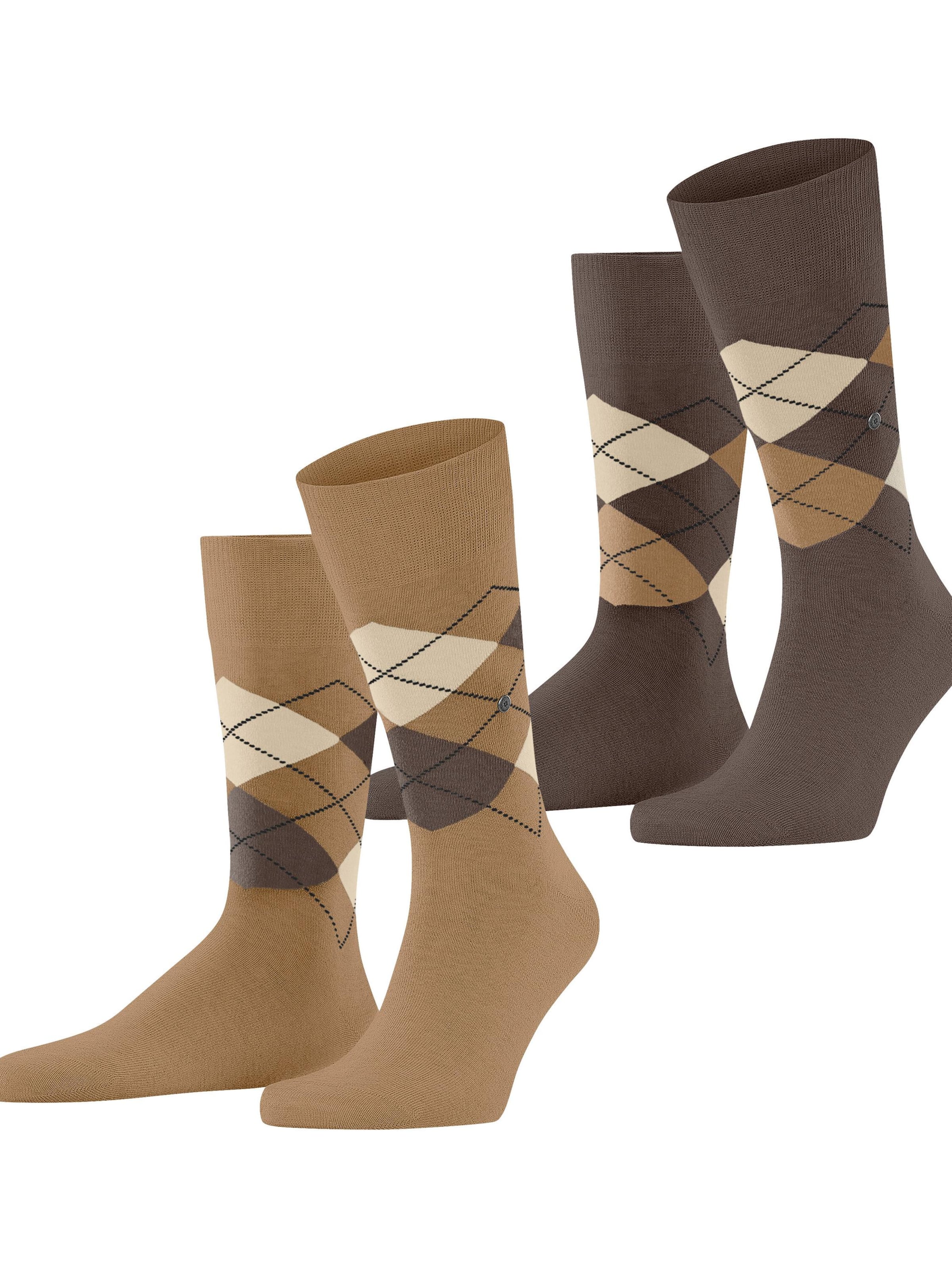 BURLINGTON Socken 'Everyday Argyle'‌‌‌‌‌‌‌‌‌‌ in Braun: Vorderseite