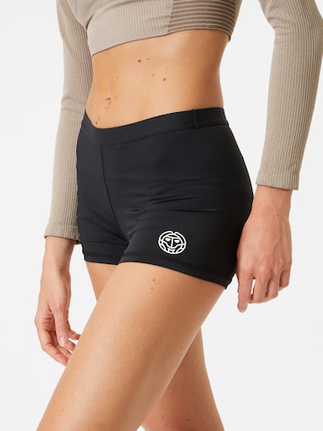 BIDI BADU Skinny Sportshorts 'Kiera' in Schwarz