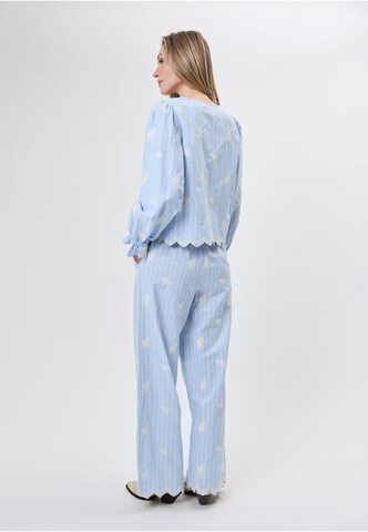 Wide leg Pantaloni 'Leni' di OH APRIL in blu