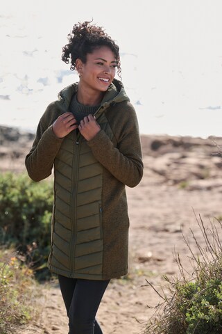 Cappotto di mezza stagione di VIVANCE in verde: frontale