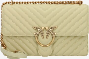 PINKO Crossbody Bag 'Love One' in Yellow: front